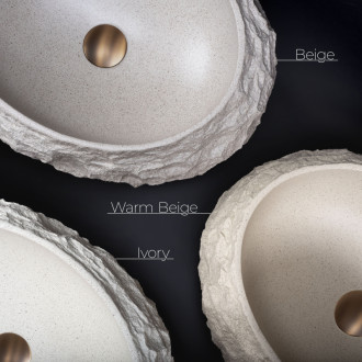 REA Umývadlo na dosku Mika Beige REA-U4332