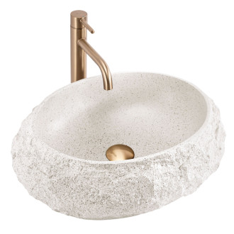 REA Umývadlo na dosku Mika Beige REA-U4332