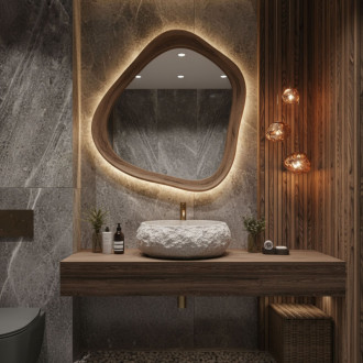 REA Umývadlo na dosku Mika Beige REA-U4332