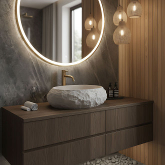 REA Umývadlo na dosku Mika Beige REA-U4332