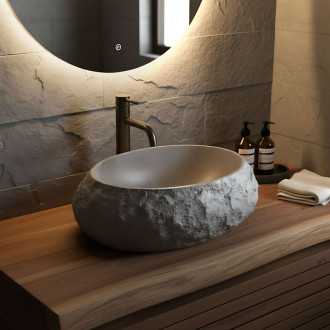 REA Umývadlo na dosku Mika Beige REA-U4332