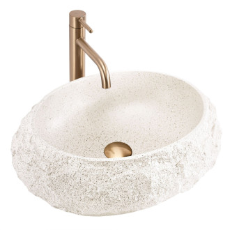 REA Umývadlo na dosku Mika Beige REA-U4332