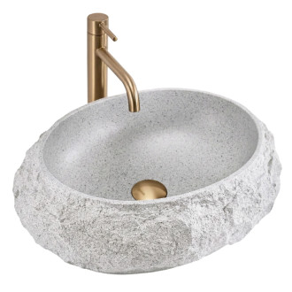 REA Umývadlo na dosku Mika Beige REA-U4332