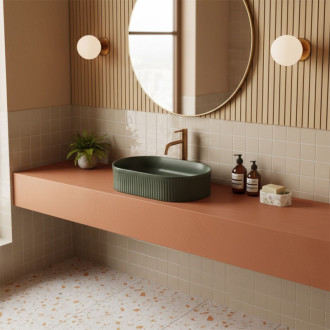 REA Umývadlo na dosku Vanda Olive Matt REA-U3611 REA-U3611