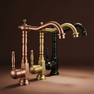 REA Umyvadlová baterie Bona Brush Copper High REA-B6528