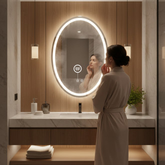 REA Zrkadlo LED Marco 50x70 cm HOM-00900