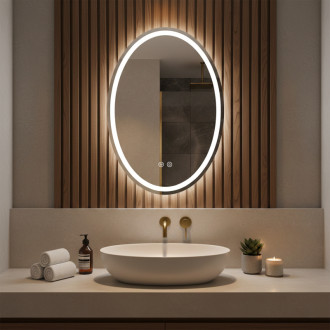 REA Zrkadlo LED Marco 50x70 cm HOM-00900