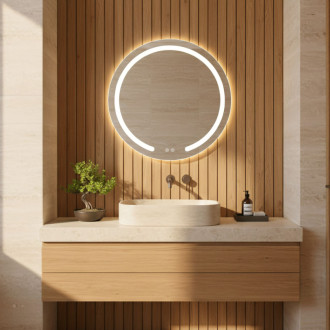 REA Zrkadlo LED 50cm Modern HOM-00903