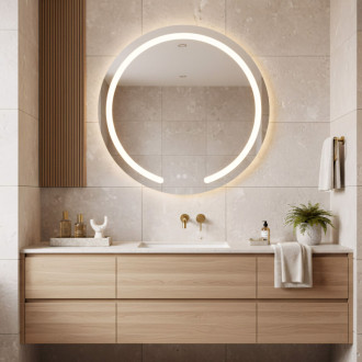 REA Zrkadlo LED 90cm Modern HOM-00907