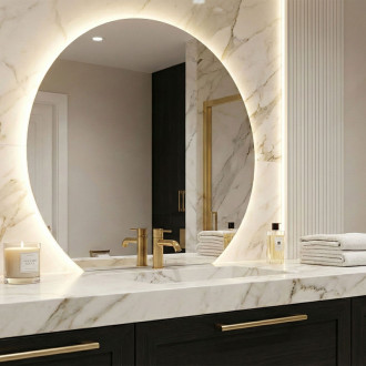 REA Zrkadlo LED 100cm Fabio HOM-00912