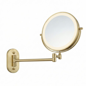 REA Zrkadlo LED Glow Brush Gold HOM-70002