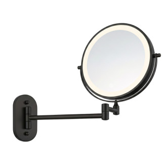 REA Zrkadlo LED Glow Black HOM-70000