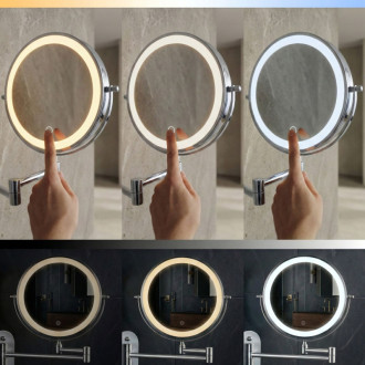 REA Zrkadlo LED Glow Chrome HOM-70003