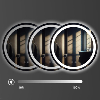 REA Zrkadlo LED 100cm BAS HOM-05526