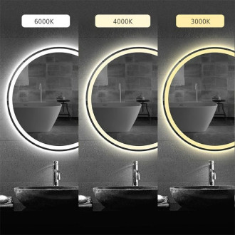 REA Zrkadlo LED 100cm BAS HOM-05526