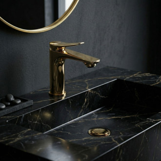 REA Umývadlová batéria Vision Gold Low REA-B6341