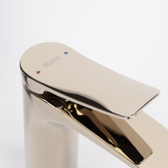 REA Umývadlová batéria Vision Gold Low REA-B6341