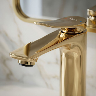 REA Umývadlová batéria Vision Gold Low REA-B6341