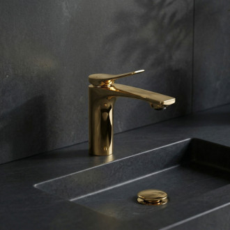 REA Umývadlová batéria Vision Gold Low REA-B6341