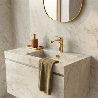 REA Umývadlová batéria Vision Gold Low REA-B6341