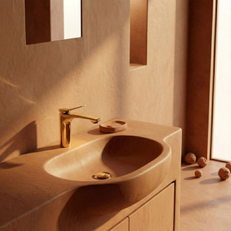 REA Umývadlová batéria Vision Gold Low REA-B6341