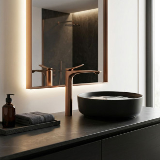 REA Umývadlová batéria Vision Brush Copper High REA-B6490