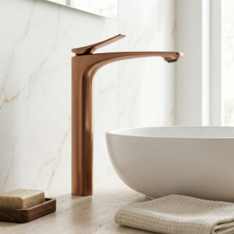 REA Umývadlová batéria Vision Brush Copper High REA-B6490