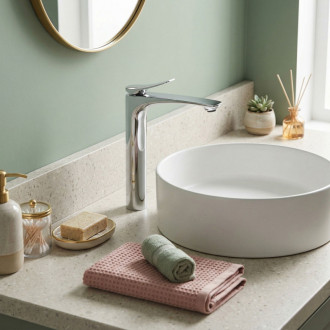 REA Umývadlová batéria Vision Chrome High REA-B6344