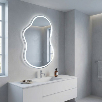 REA Zrkadlo LED UNO 80x55 cm HOM-01515