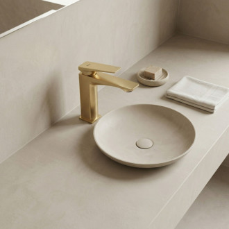 REA Umývadlová batéria Prime Brush Gold Low REA-B6775