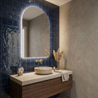 REA Zrkadlo LED 90x60cm TOP-1 HOM-01520