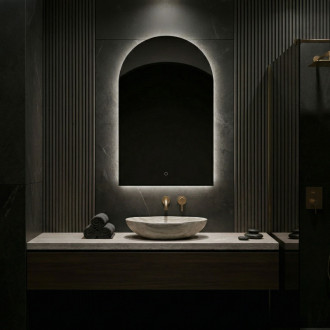 REA Zrkadlo LED 90x60cm TOP-1 HOM-01520