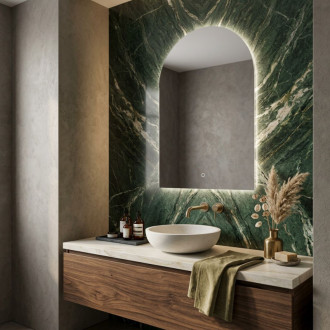 REA Zrkadlo LED 90x60cm TOP-1 HOM-01520