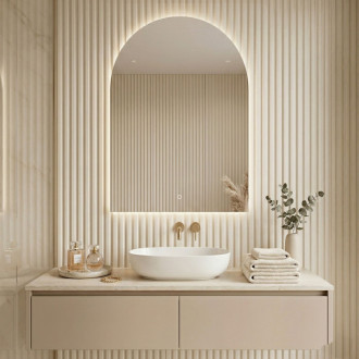 REA Zrkadlo LED 90x60cm TOP-1 HOM-01520