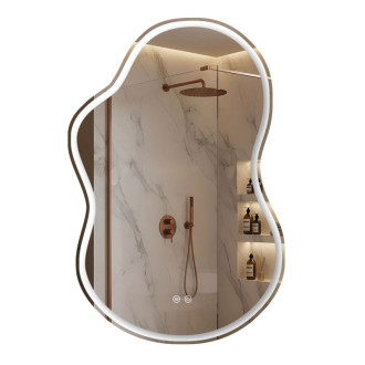 REA Zrkadlo LED UNO DOUBLE 80x55 cm HOM-01516