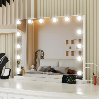 REA Zrkadlo LED HOLLYWOOD White HOM-12010