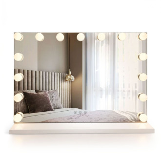 REA Zrkadlo LED HOLLYWOOD White HOM-12010