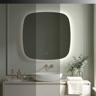 REA Zrcadlo LED 70x70cm TOP HOM-01519