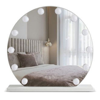 REA Zrkadlo LED HOLLYWOOD White 50 cm HOM-12016