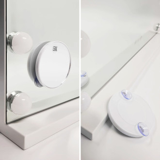 REA Zrkadlo LED HOLLYWOOD White 50 cm HOM-12016