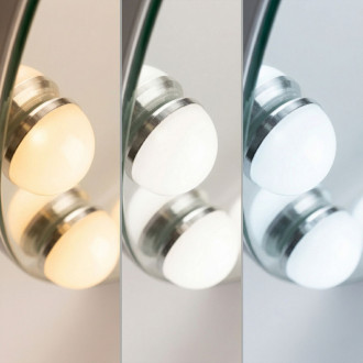 REA Zrkadlo LED HOLLYWOOD White 50 cm HOM-12016