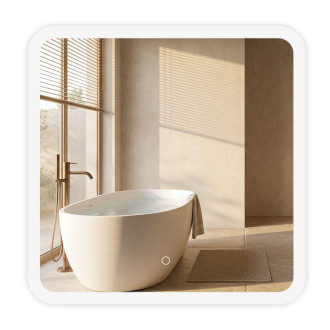 REA Zrkadlo LED 70x70cm TOP-2 HOM-01521