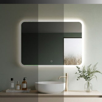 REA Zrkadlo LED 80x60cm TOP-3 HOM-01522