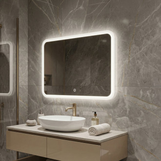 REA Zrkadlo LED 80x60cm TOP-3 HOM-01522