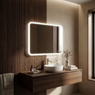 REA Zrkadlo LED 80x60cm TOP-3 HOM-01522