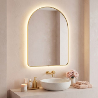 REA Zrkadlo LED 90x60cm TOP-1 HOM-01518