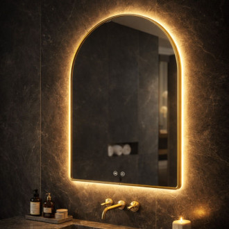 REA Zrkadlo LED 90x60cm TOP-1 HOM-01518