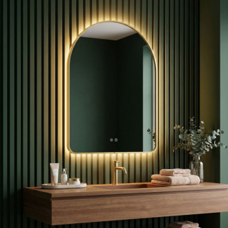 REA Zrkadlo LED 90x60cm TOP-1 HOM-01518