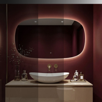 REA Zrkadlo LED 100x60cm TOP-4 HOM-01523