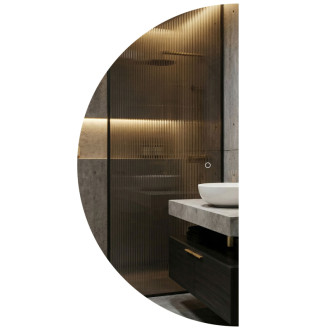 REA Zrkadlo LED 120x60cm MOON HOM-01526